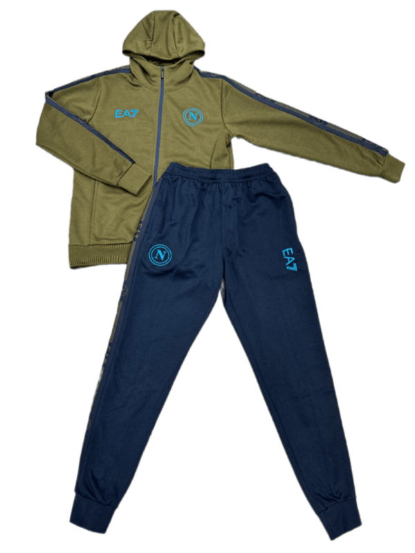 TUTA SSC NAPOLI INTERLOCK CAPPUCCIO OLIVE NIGHT